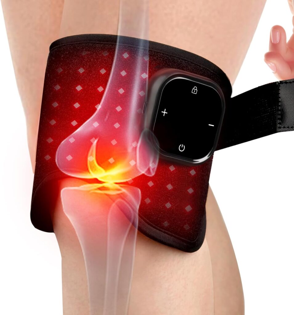 Cordless Red Light Therapy for Knee, Infrared Light Therapy Devices for Knee Pain Relief, Meniscus Injury, Knee Osteoarthritis, and Muscle Injuries.