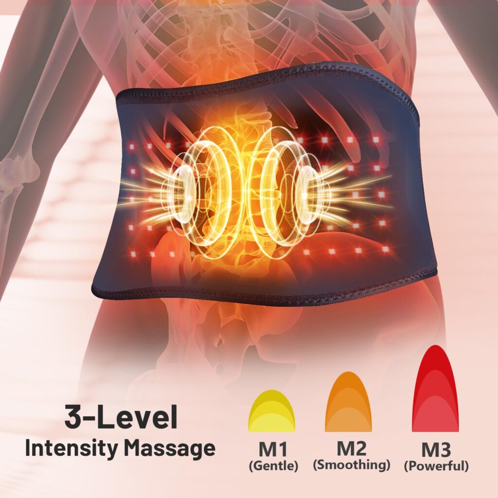 HALIDODO Gifts for Mom Red Light Therapy  Vibration Massage Knee Brace - Wireless Rechargeable Controller, 660nm850nm Red Light Therapy Heated Device for Knee  Joint Pain Relief, Faster Recovery