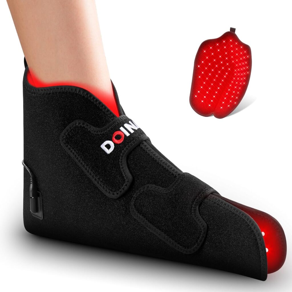 Red Light  Infrared Therapy for Feet—Infrared Light Therapy Feet for Neuropathy Shoe Wraps Toes  Ankle, Infrared Foot Therapy with Pulse Mode