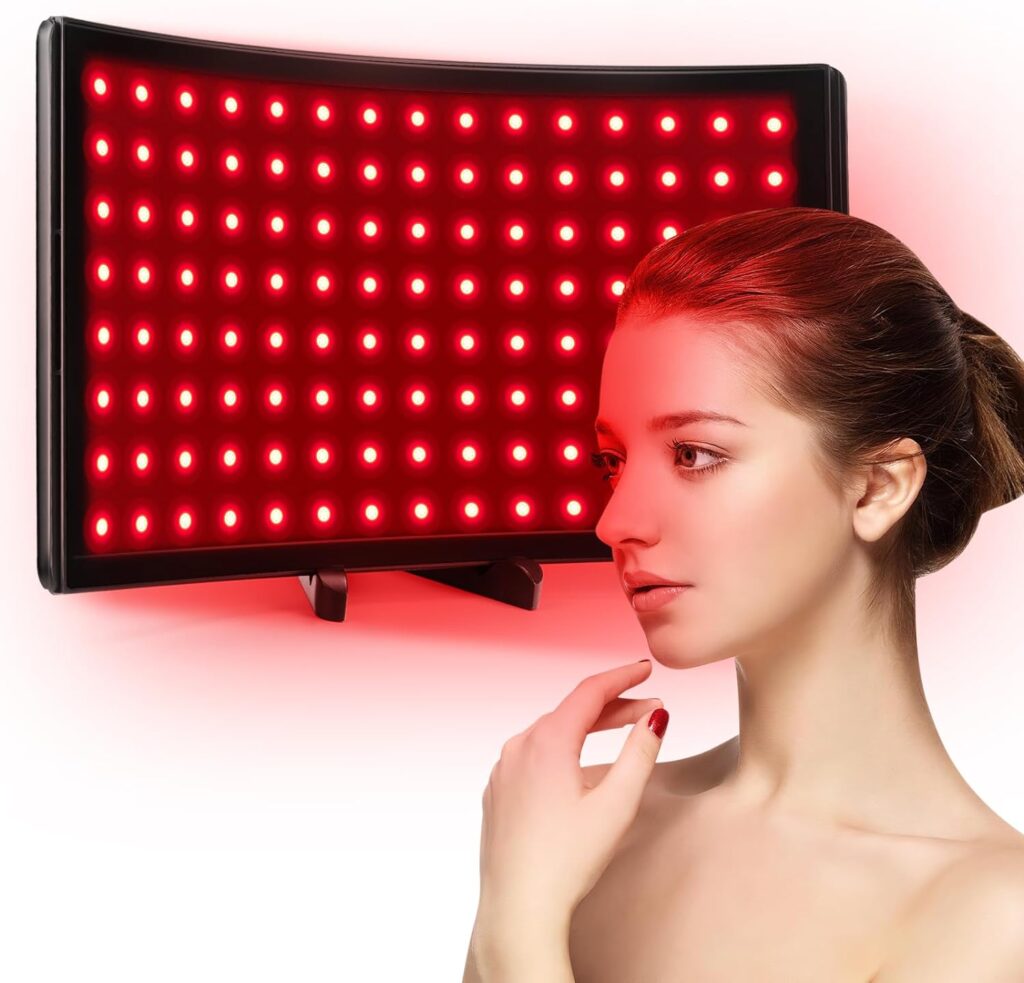 Red Light Therapy for Face,Red Light Therapy Lamp Back Relief Device,Infrared Light Therapy for Body 660nmNear Infrared 850nm Red Light Therapy Device Skin Care at Home Muscles,Joints