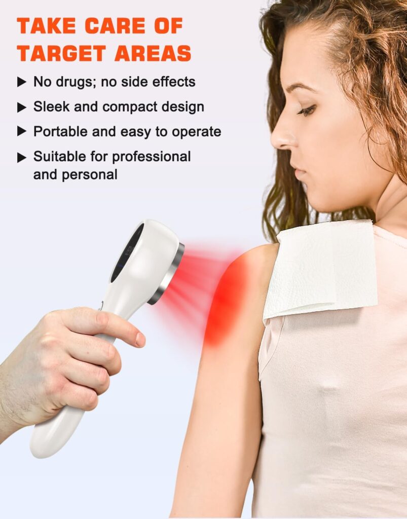 Red Light Therapy Infrared Light Tharepy, Red Light Device for Bodypain Relief, Joint, Muscle  Tissue 14 * 650nm + 3 * 808nm