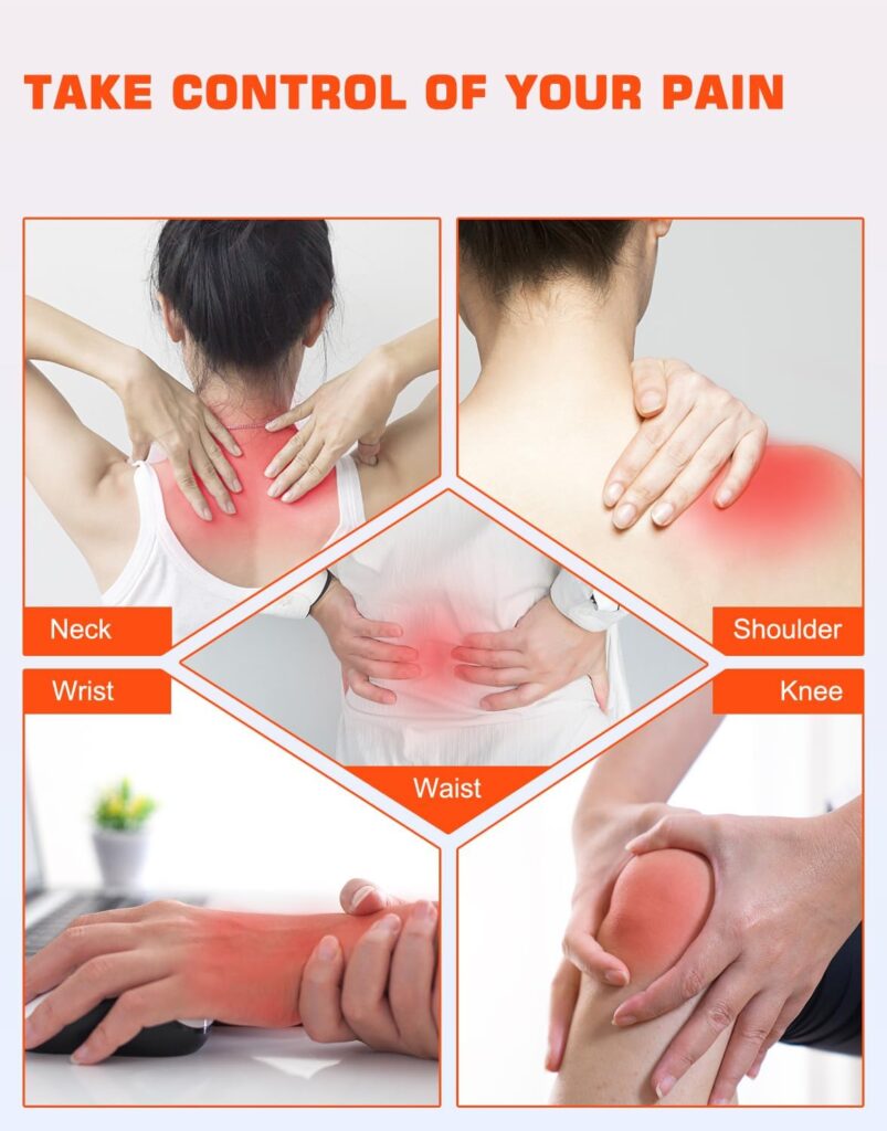 Red Light Therapy Infrared Light Tharepy, Red Light Device for Bodypain Relief, Joint, Muscle  Tissue 14 * 650nm + 3 * 808nm