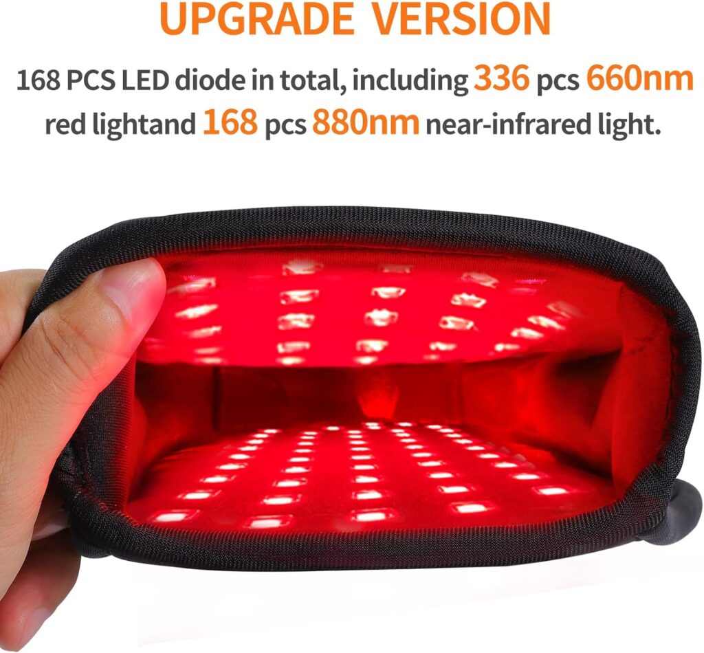 Newest Upgraded Red Infrared Light Therapy for Feet Pain Relief FDA Cleared LED Light Therapy Slipper Device for Foot Toes Instep Heel Home Use (PS-HJ1)