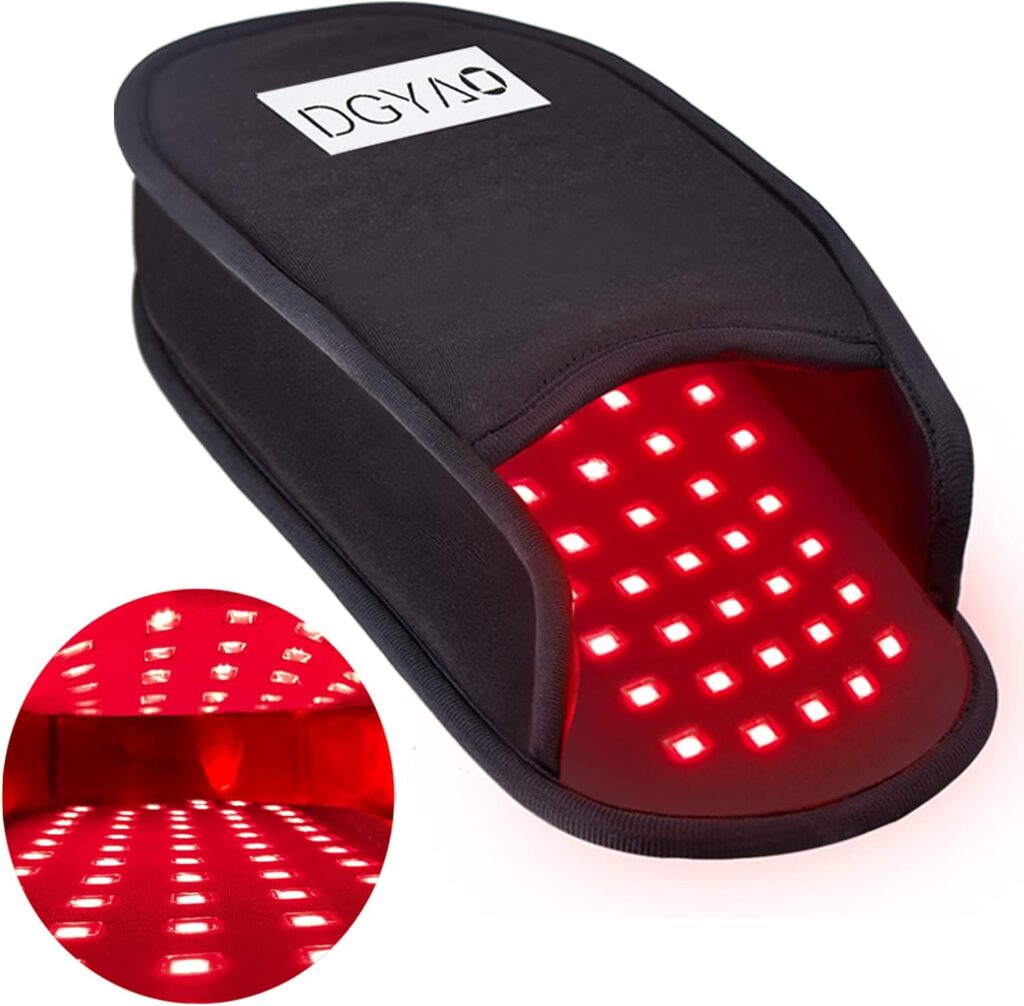 Newest Upgraded Red Infrared Light Therapy for Feet Pain Relief FDA Cleared LED Light Therapy Slipper Device for Foot Toes Instep Heel Home Use (PS-HJ1)