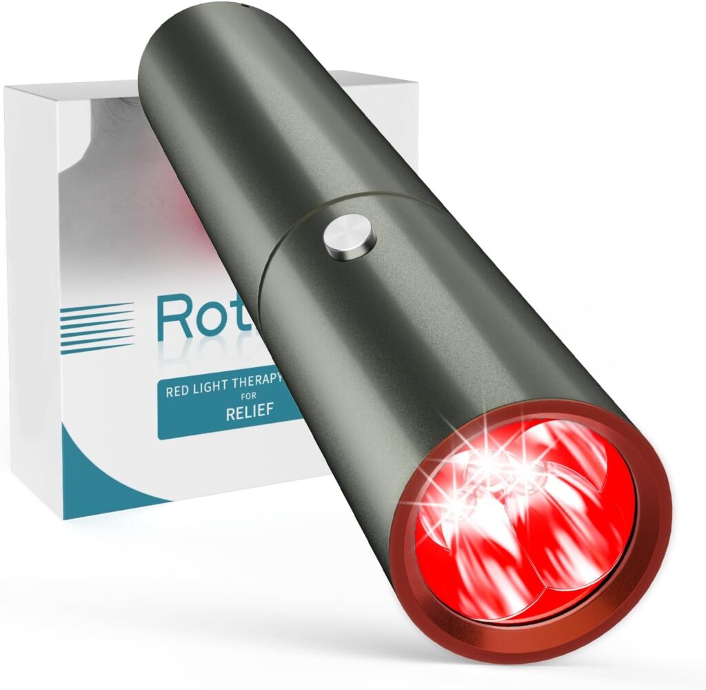 Red Infrared Light Therapy Device - Strong Energy LED Redlight Wand Pain Relief for Body Healthcare Gift - 940nm 850nm 830nm 660nm